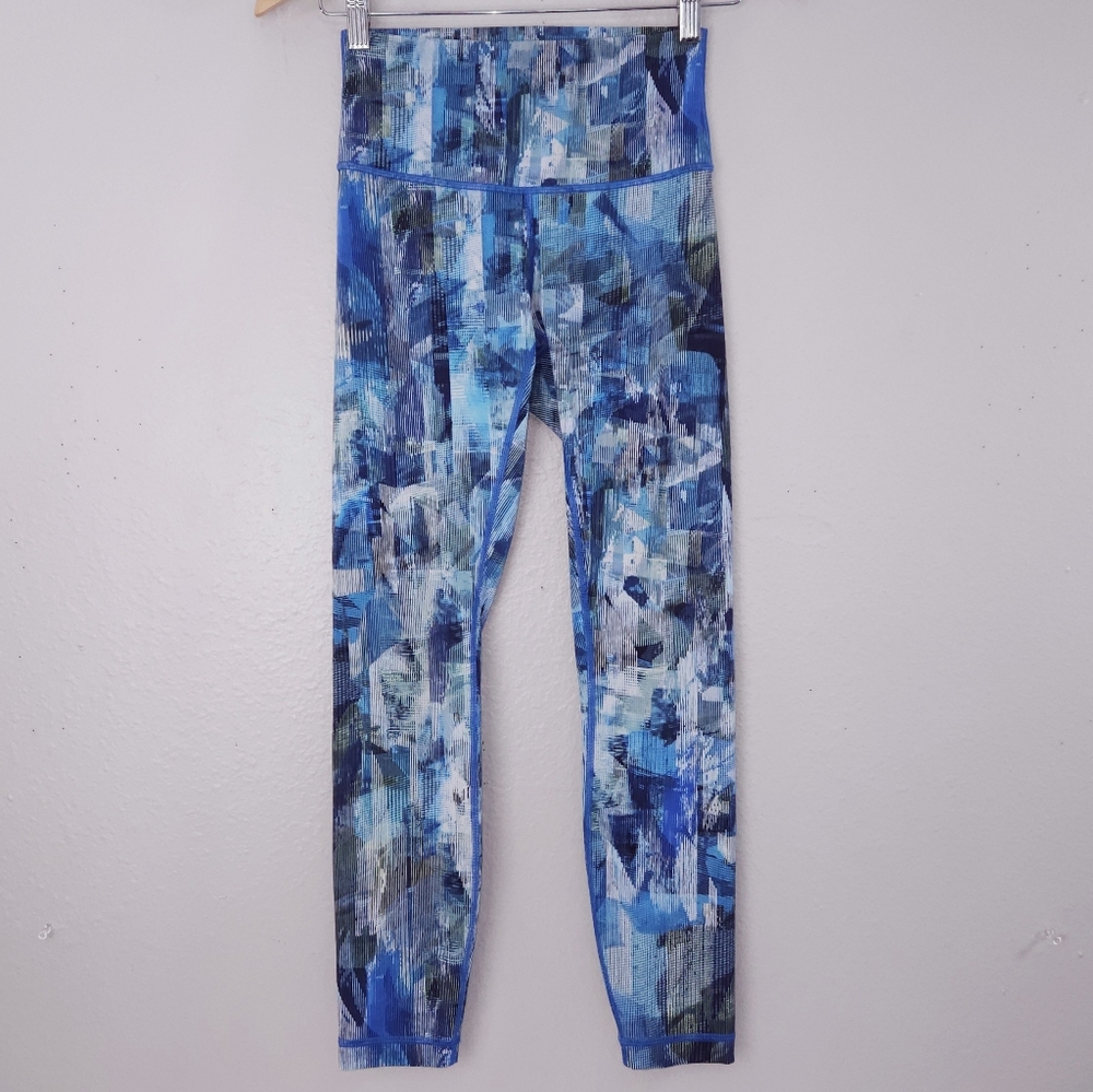 Lululemon Wunder Under High-Rise 7/8 Tight 25" Size 4 Sun Dazed Multi
